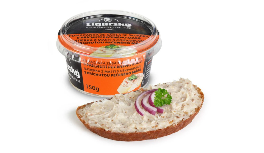 bez laktózy Pomazánka ze sádla s příchutí pečeného masa 150g