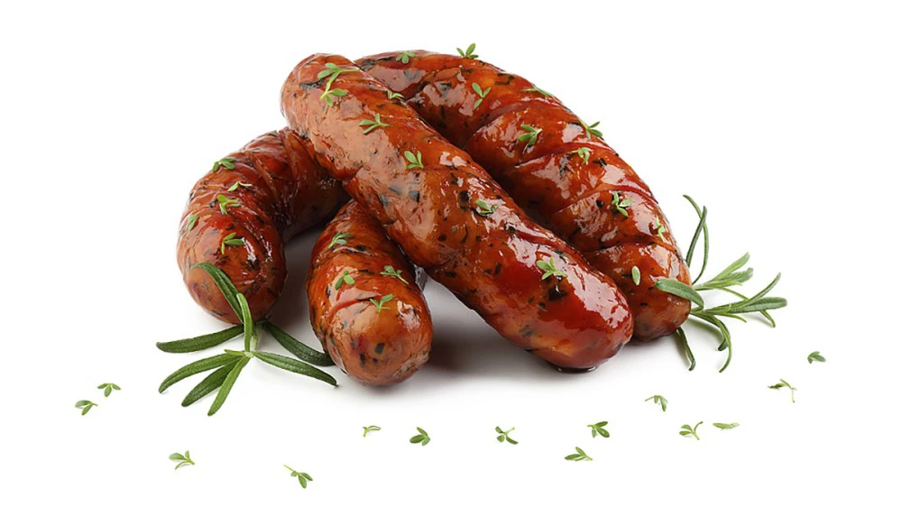 bez lepku bez sóji bez laktózy Klobása s medvědím česnekem